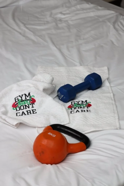 فوطة قطن للجيم 30X50 لون ابيض