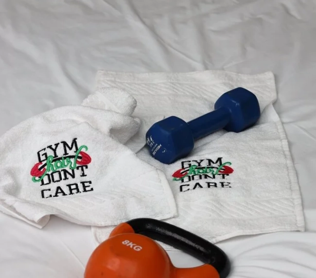 فوطة قطن للجيم 30X50 لون ابيض